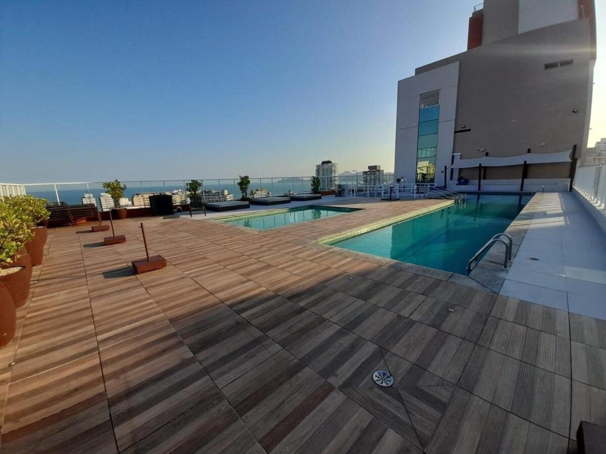 Lazer Completo Com Piscina E Sauna No Gonzaga Santos  Exteriér fotografie