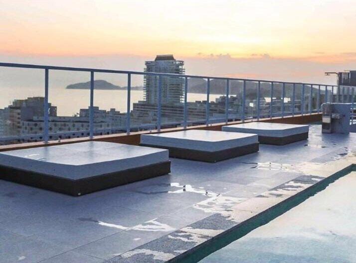 Lazer Completo Com Piscina E Sauna No Gonzaga Santos  Exteriér fotografie